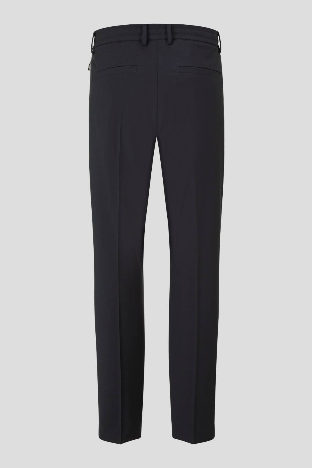 JAMES PANTS WITH FRONT PLEATS IN NAVY BLUE - 8