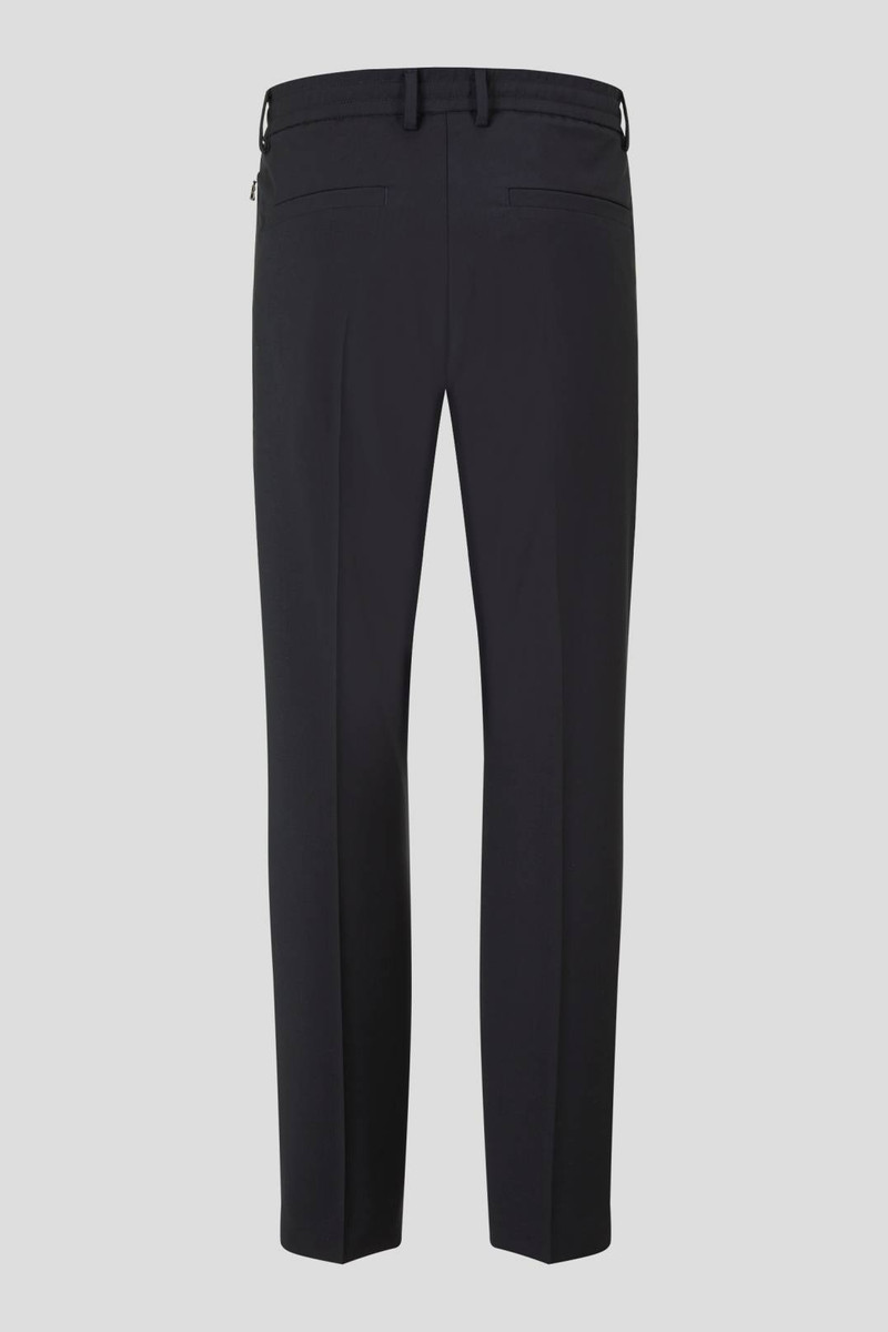 JAMES PANTS WITH FRONT PLEATS IN NAVY BLUE 8