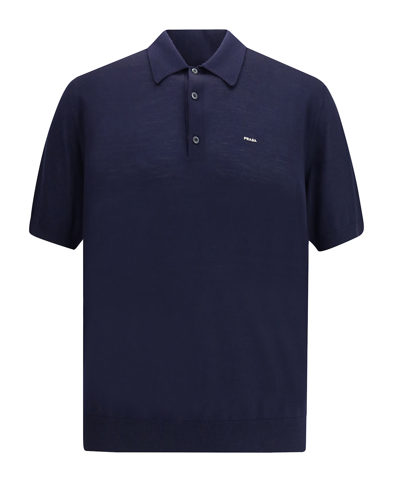 Virgin Wool Polo Sweater - 1