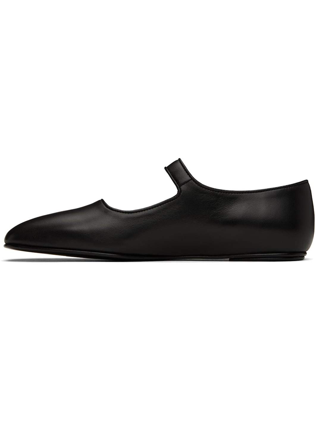 Black Ava Ballerina Flats - 3