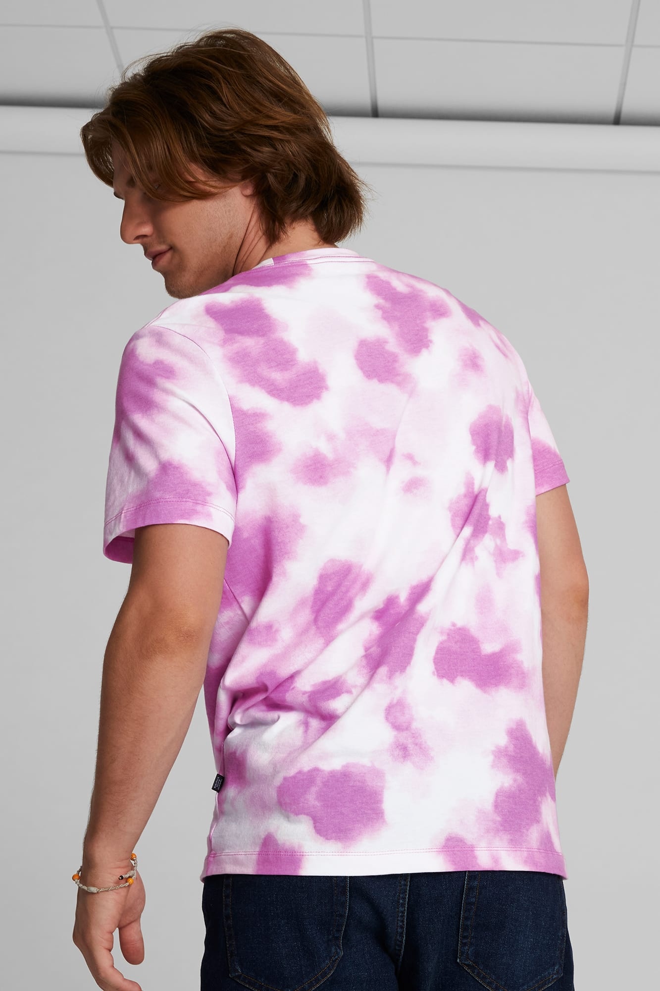 Cloud Tie Dye Men's Tee - 4