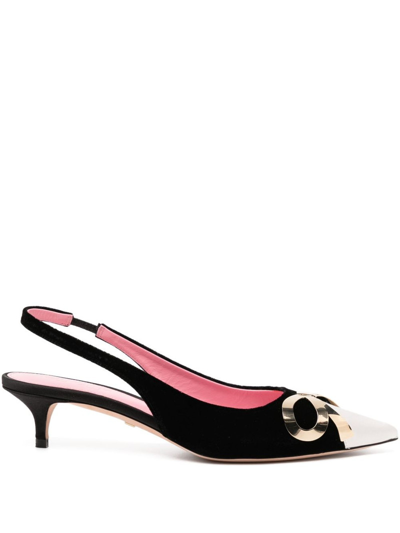 40mm bow-embellished pumps 1