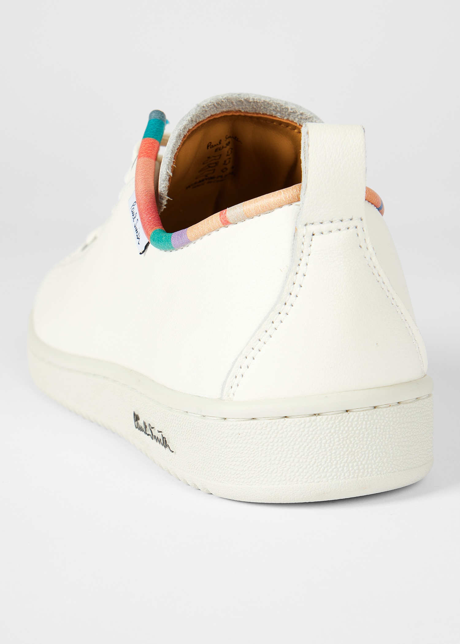 Women's White 'Dusky Swirl' Trim 'Miyata' Trainers - 5