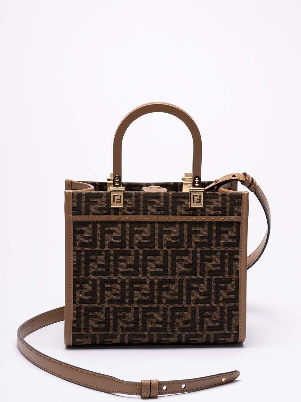 【FENDI】SUNSHINE TOTE BAG FENDI Sunshine Leather Crossbody Tote Bag Blue
