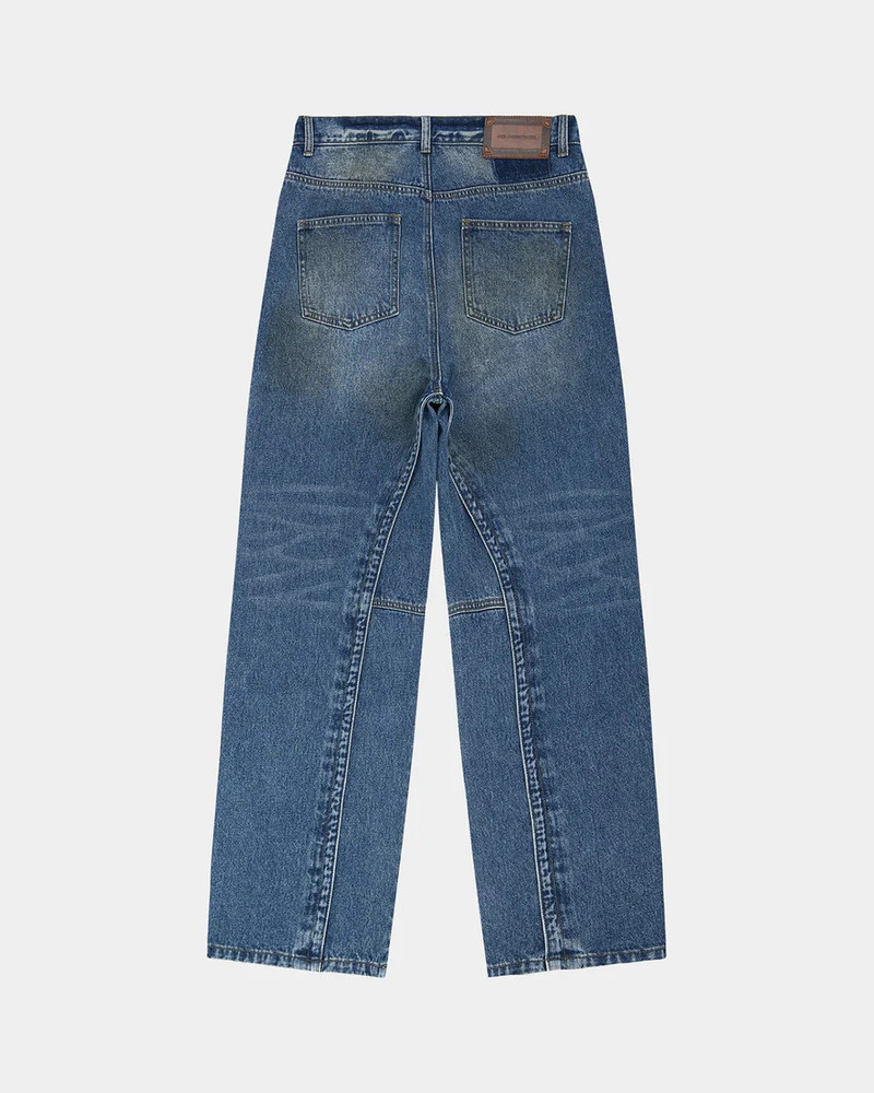 Andersson Bell Unisex Layered Wide-Leg Jeans outlook