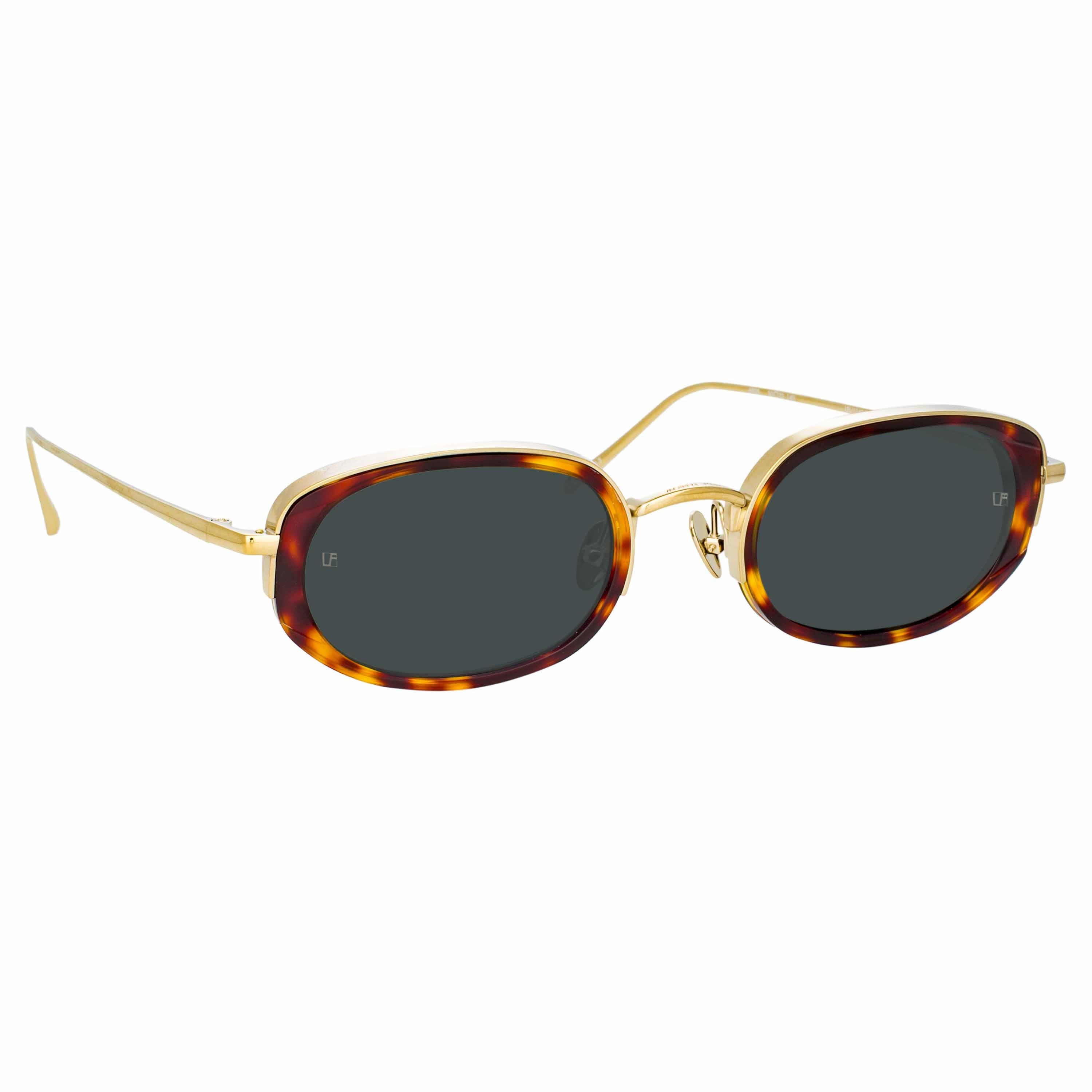 ROSIE OVAL SUNGLASSES IN TORTOISESHELL - 3