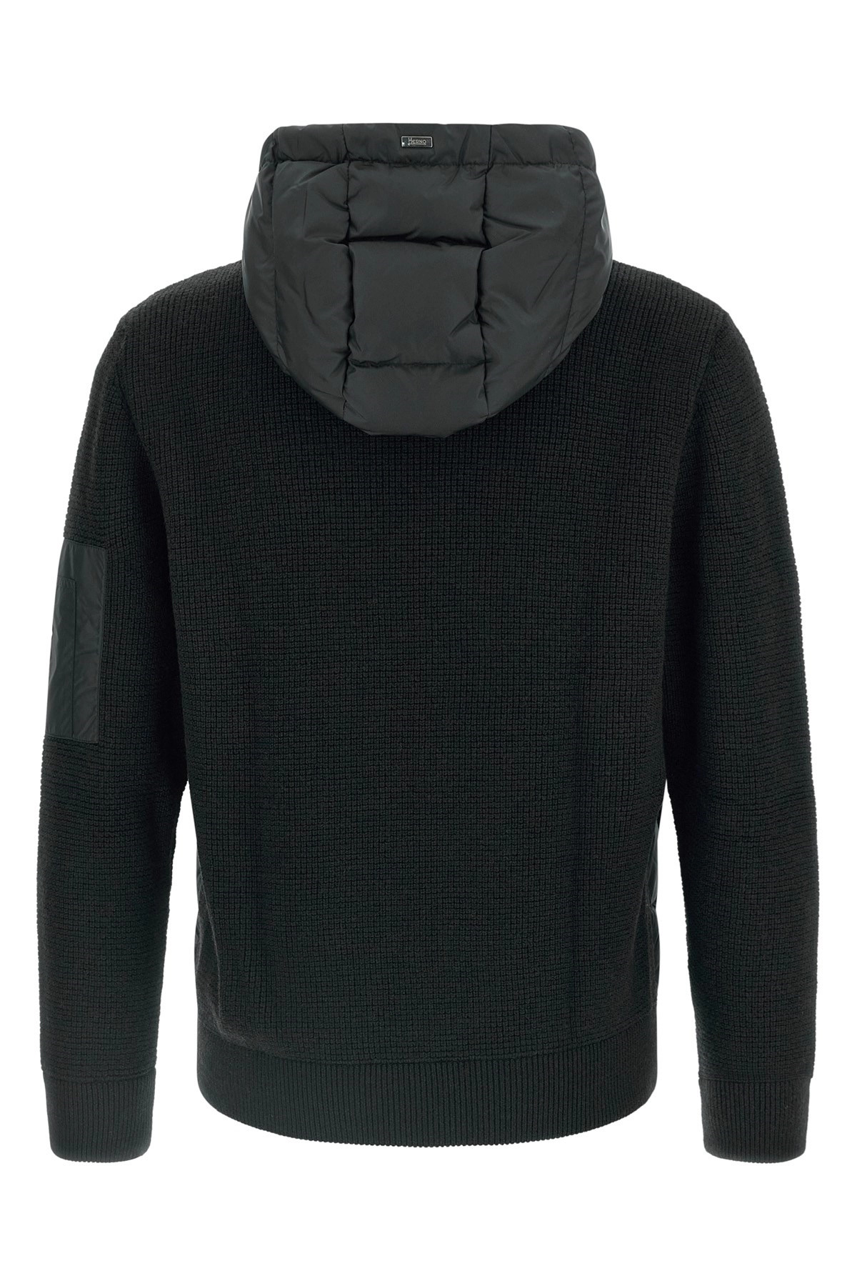Bi-material down jacket - 2