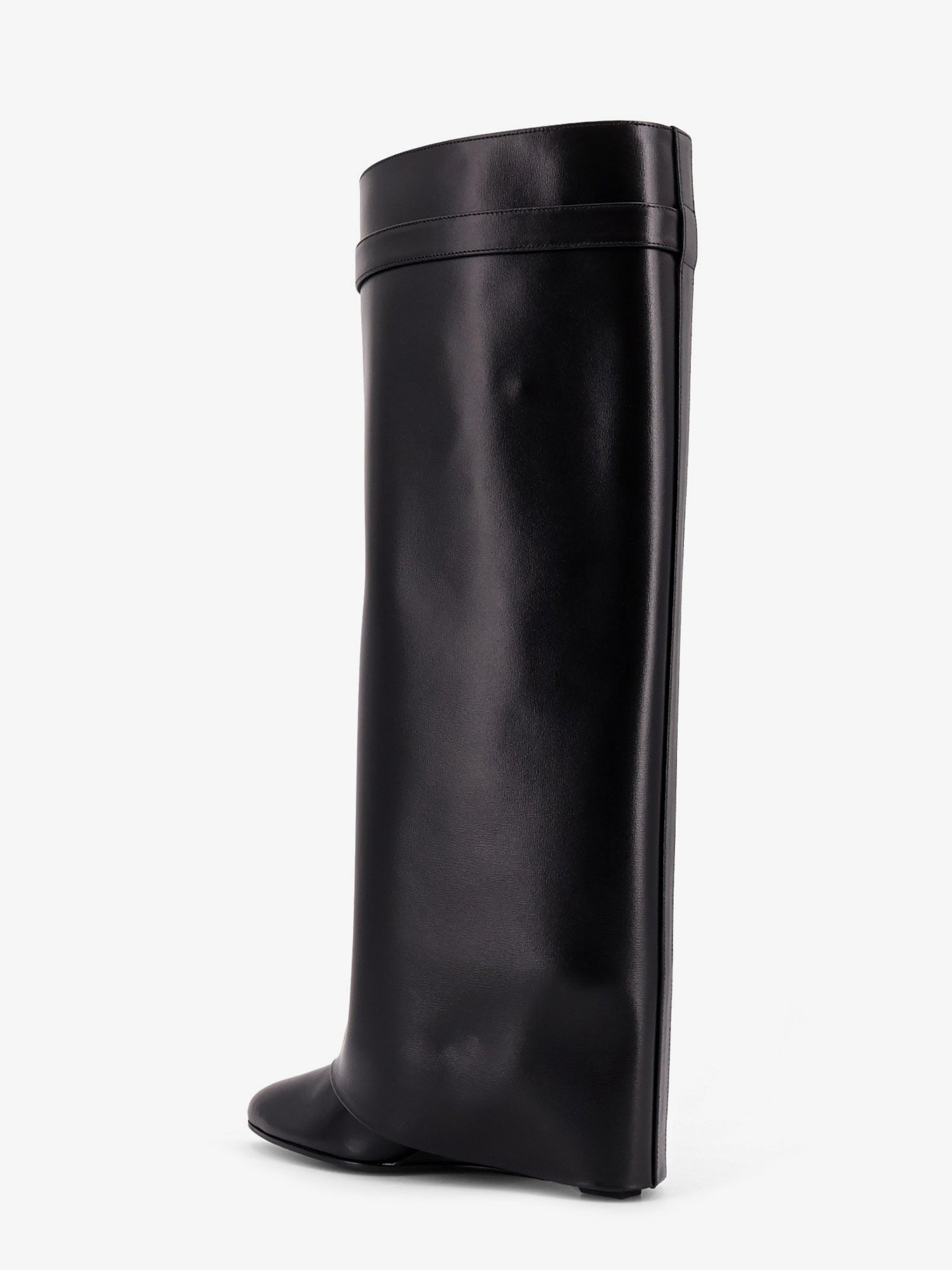 Givenchy Shark Lock Leather Boots - 3