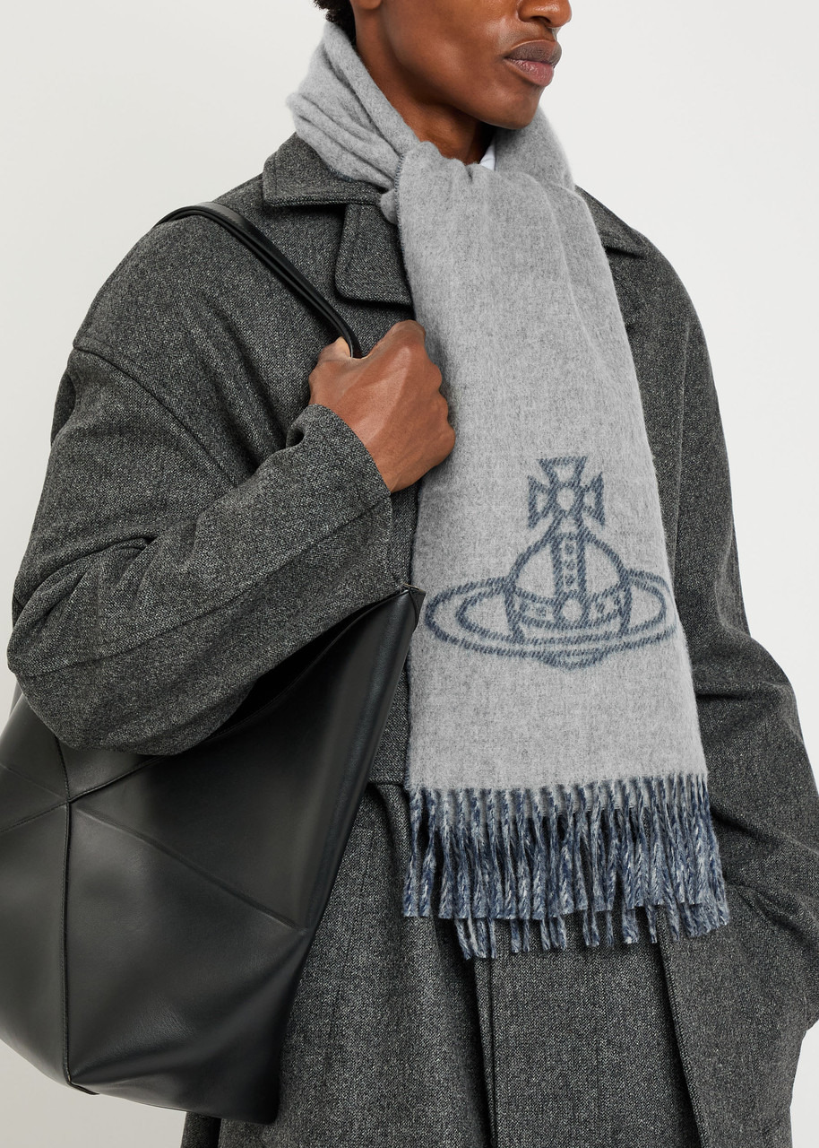 Vivienne Westwood Orb-intarsia Wool Scarf - 2