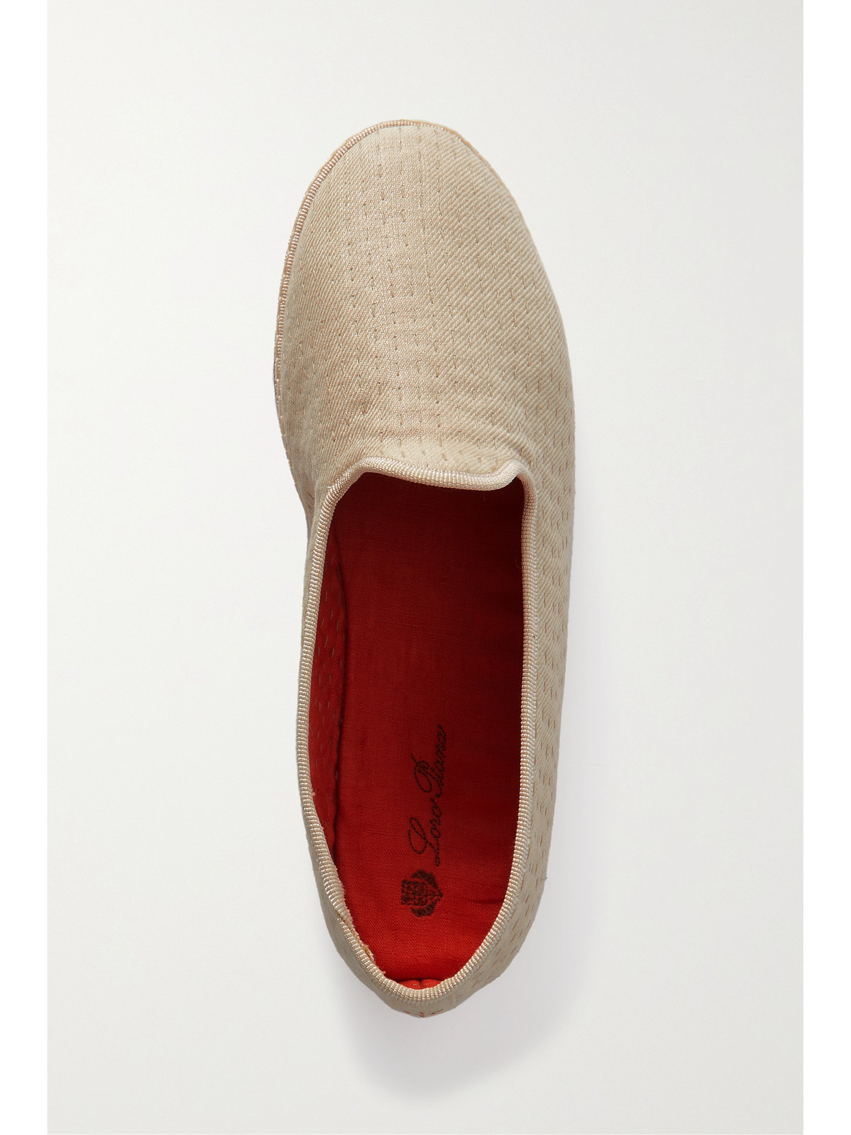 Laguna Furlane Matelassé Linen-canvas Slippers - 5