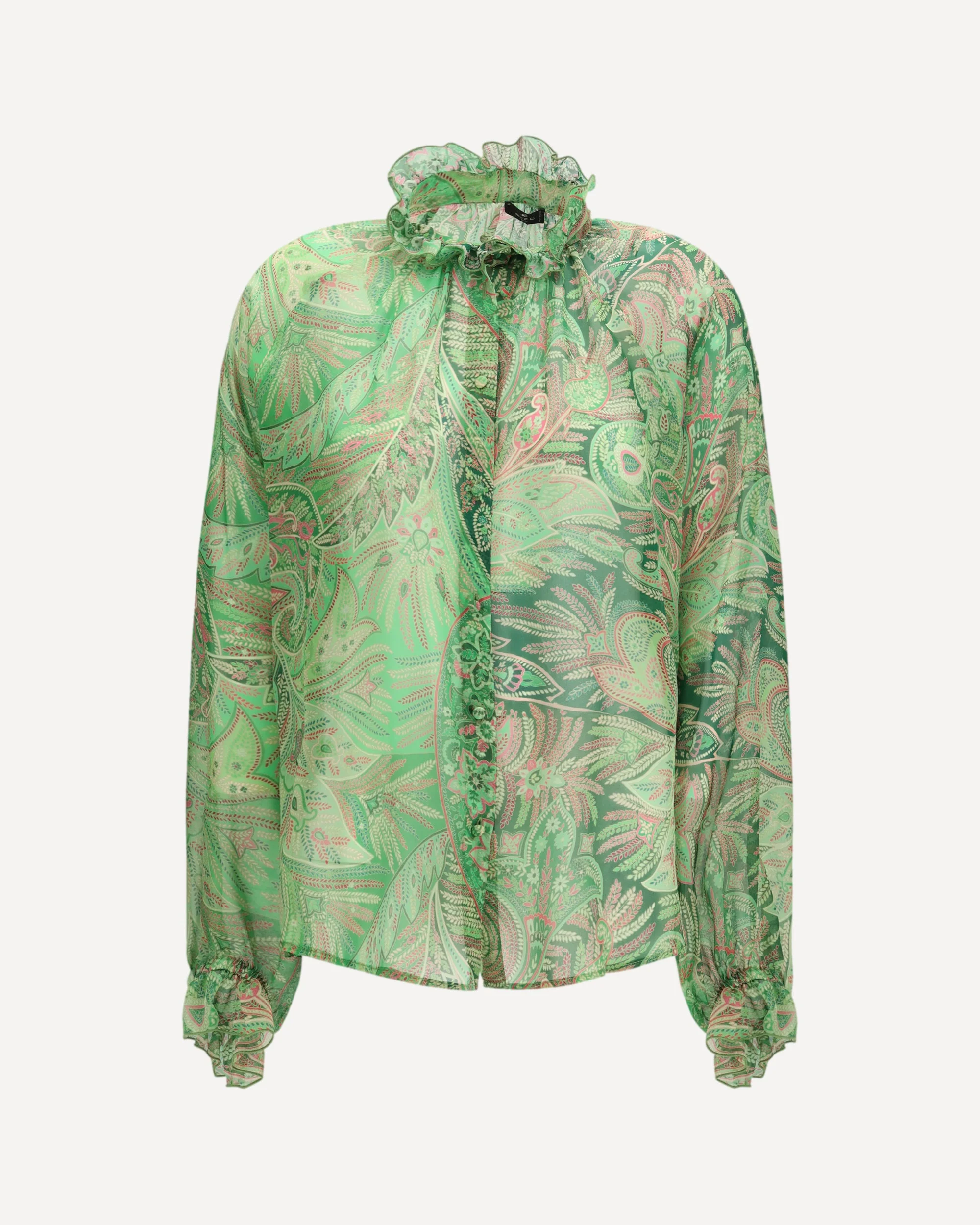 Paisley ruffled Shirt - 1