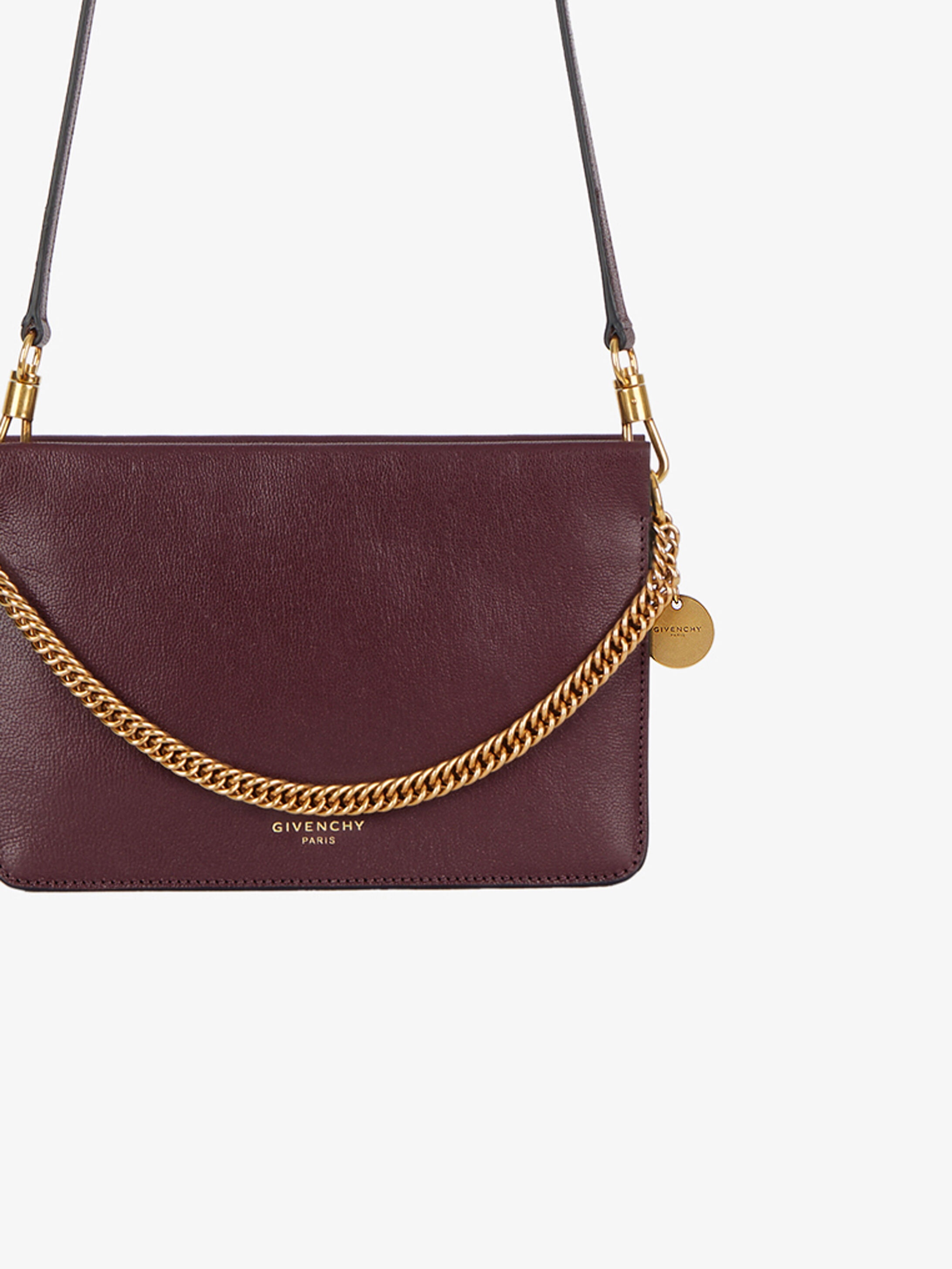 Two-toned Cross3 bag in leather and suede - 8