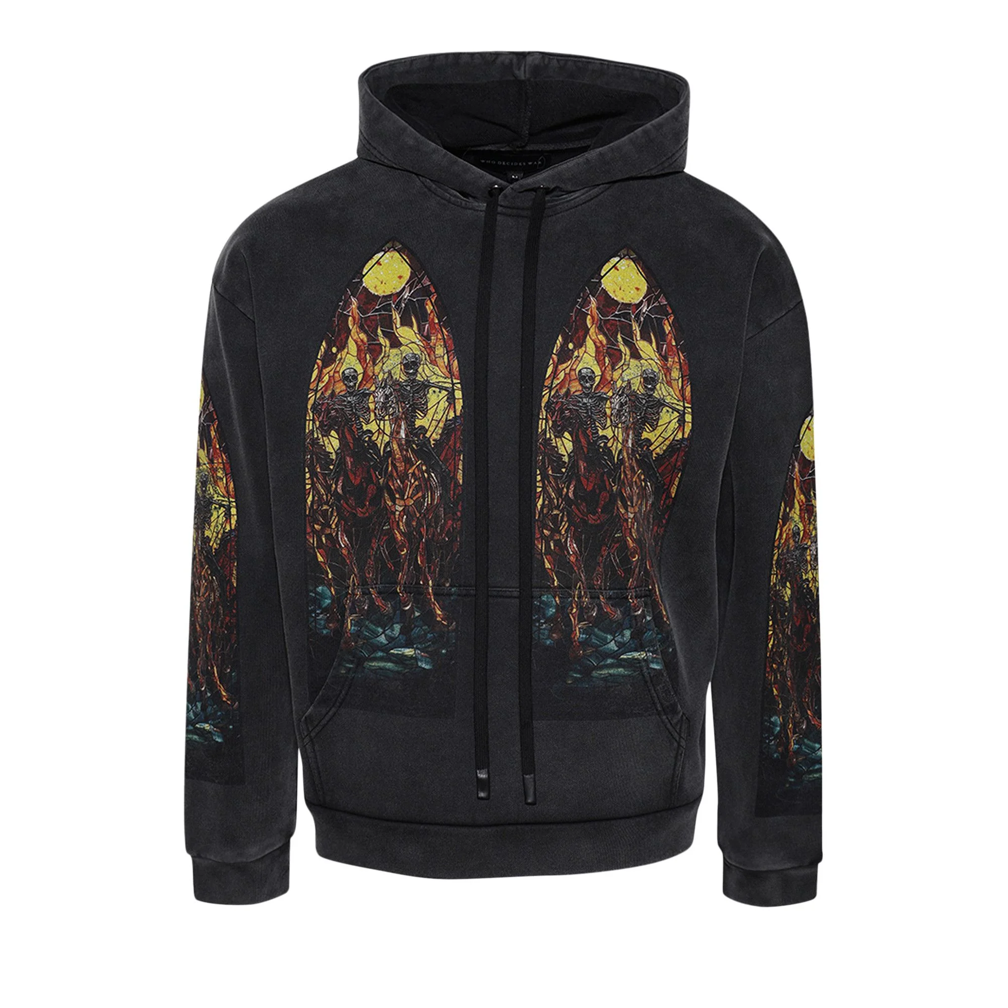 Who Decides War Anvil Hooded Pullover 'Coal' - 1