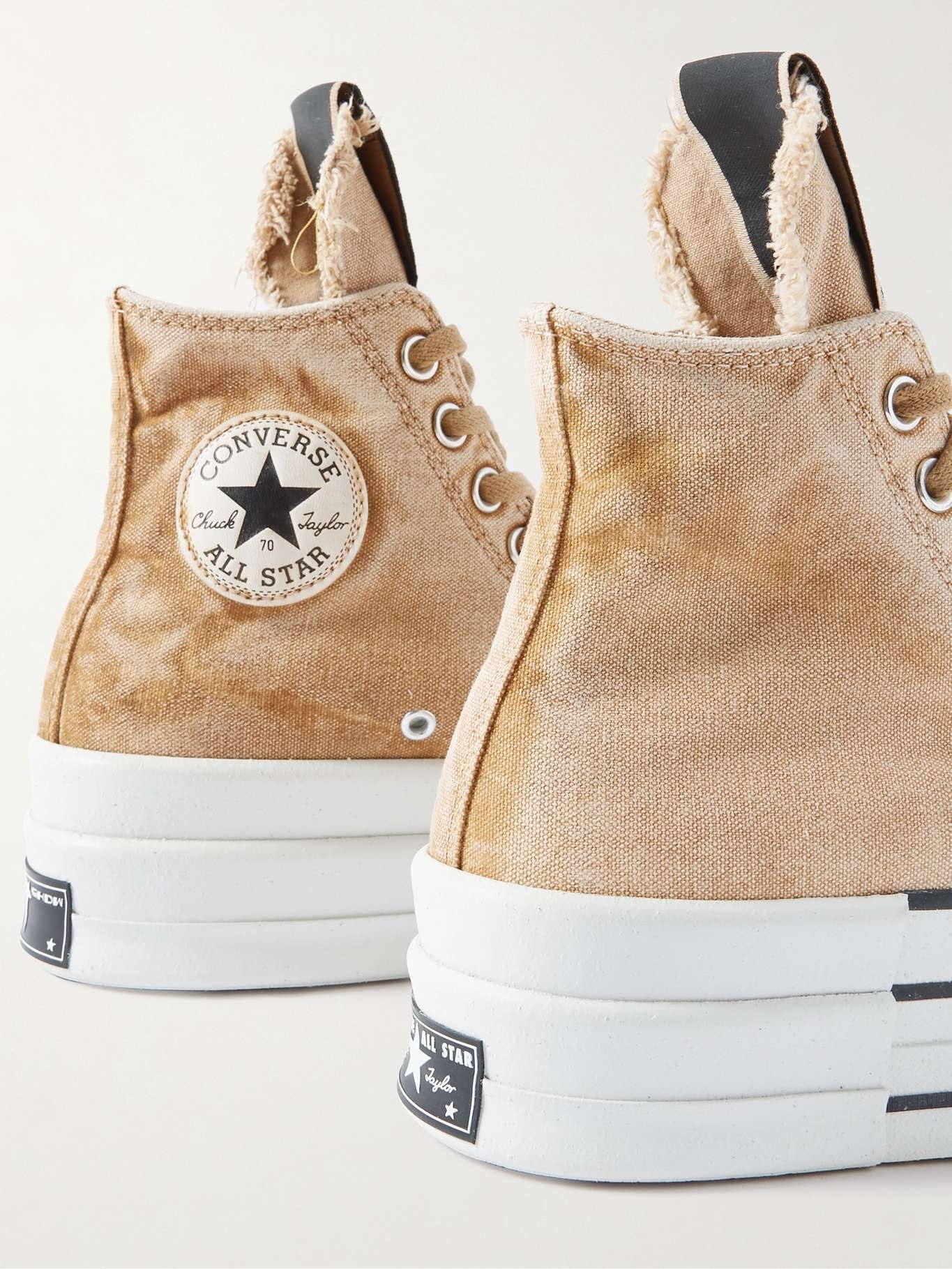 + Converse DRKSHDW DBL DRKSTAR canvas high-top sneakers - 4