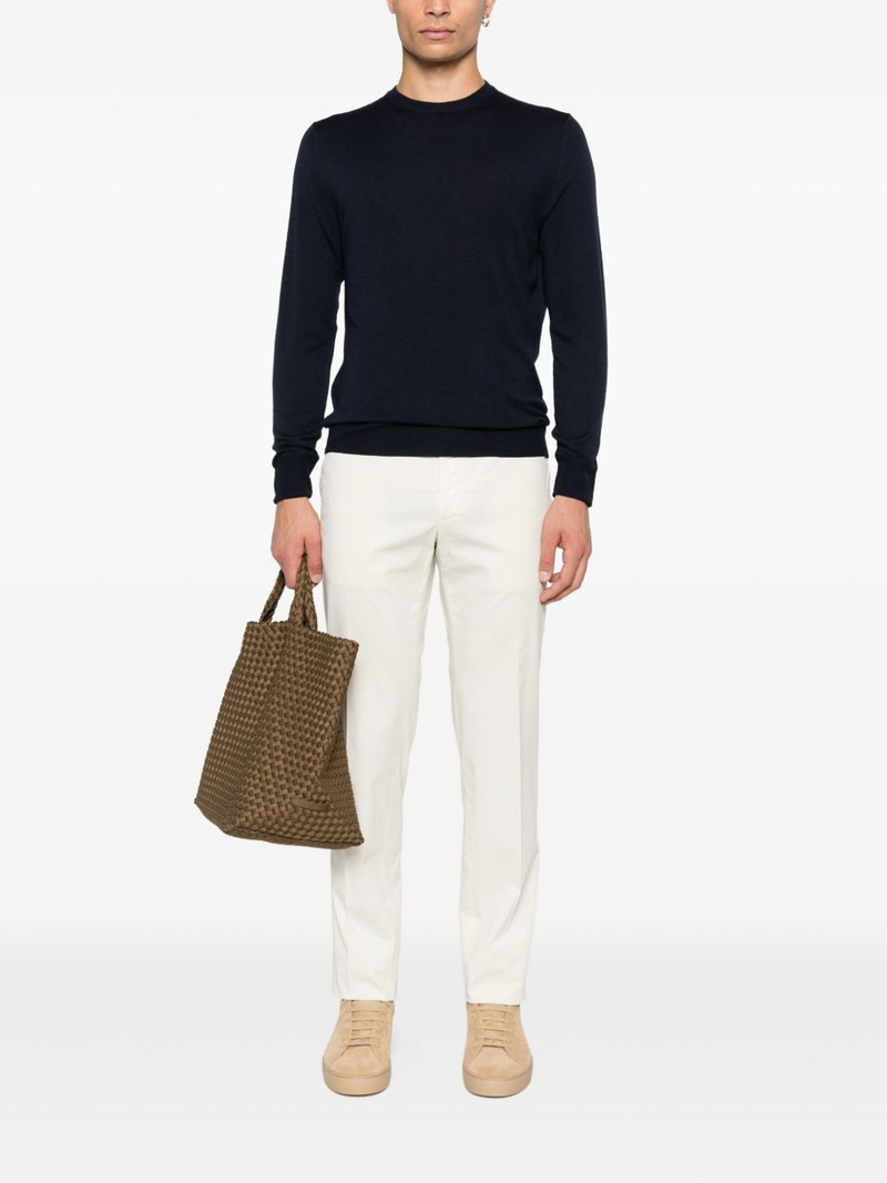 Canali crew-neck wool sweater outlook