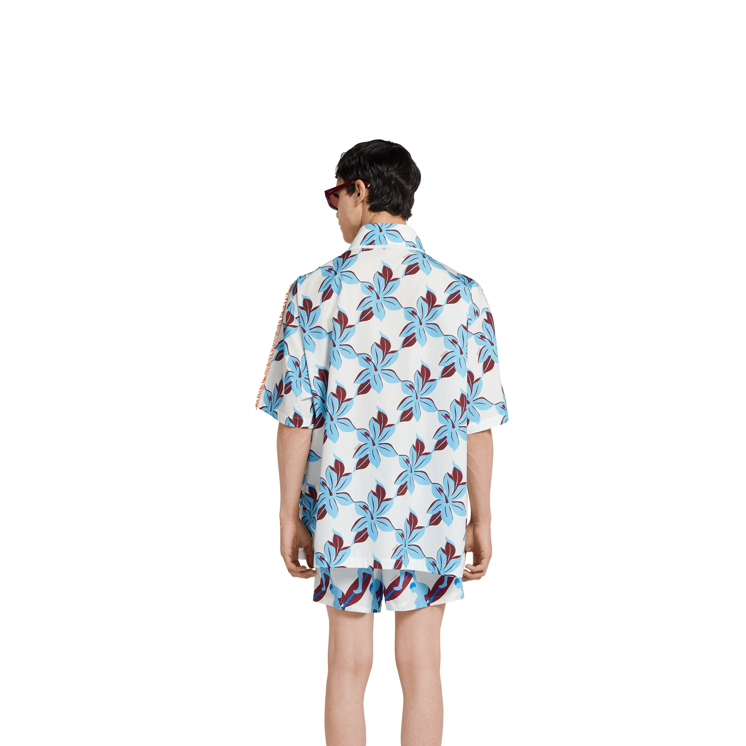 Printed light cotton shirt - 4