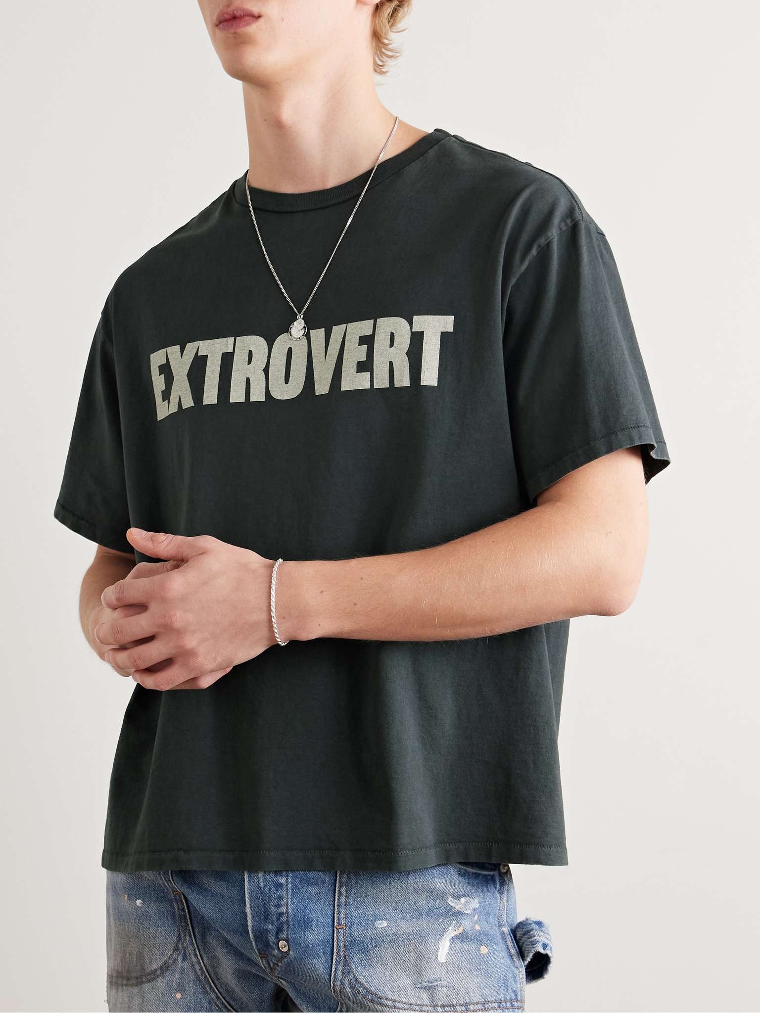 Intro/Extro Reversible Printed Cotton-Jersey T-Shirt - 3