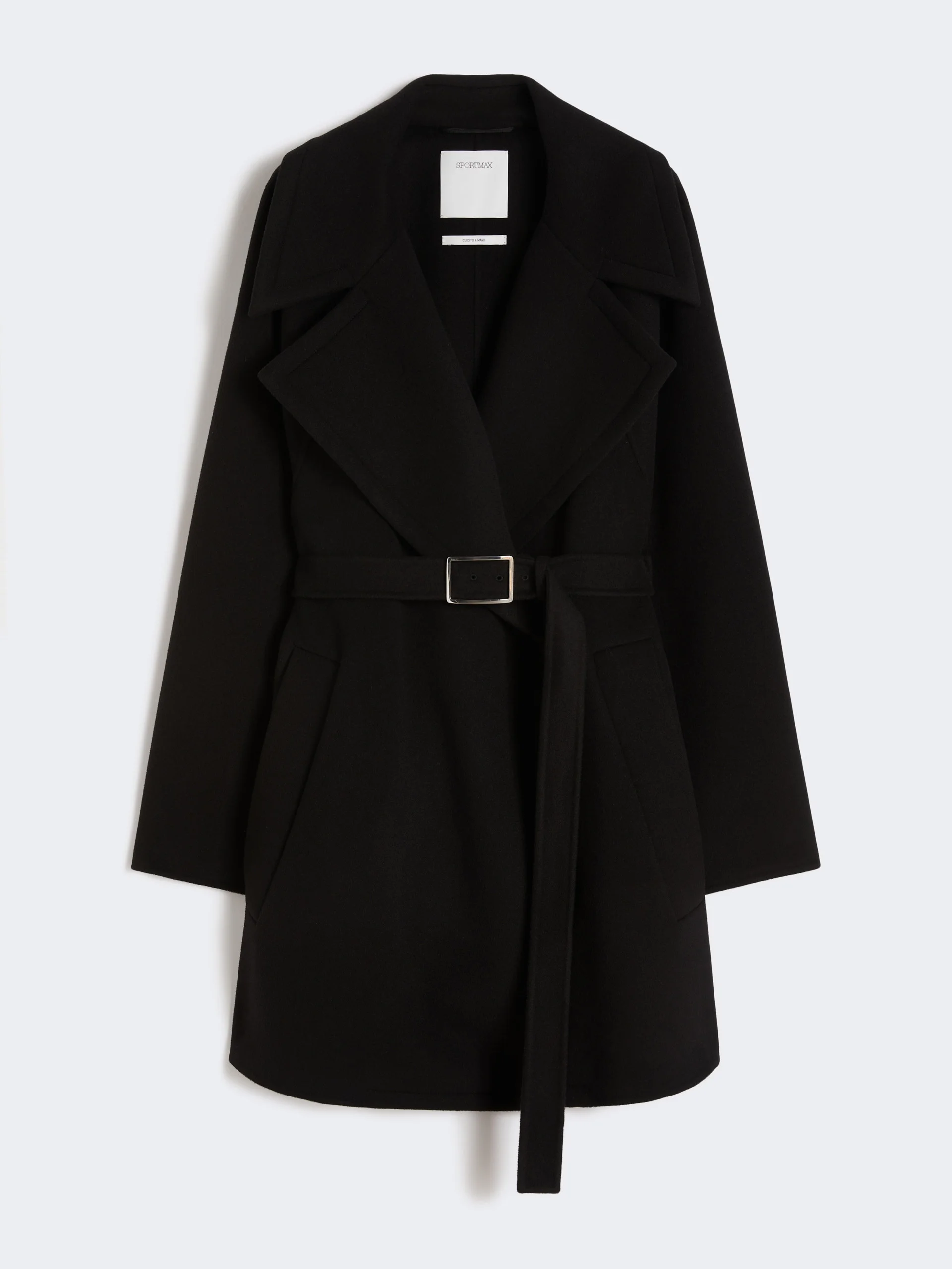 PAGINE Short wool coat - BLACK - 1