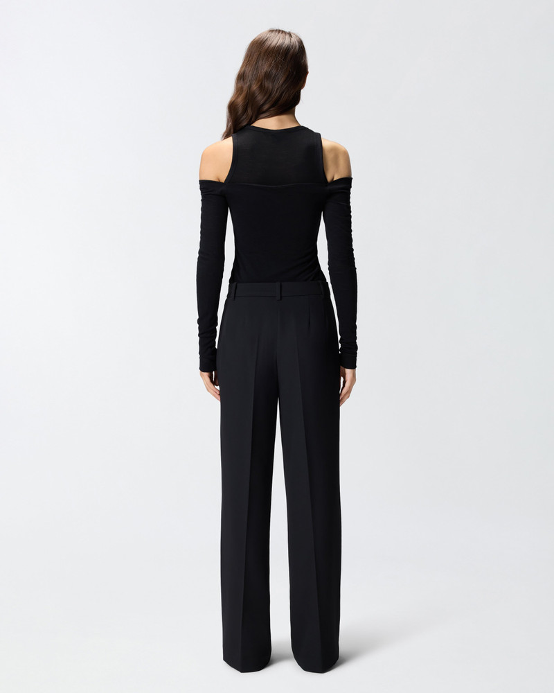 LONG-SLEEVED SWEATER WITH OPEN SHOULDERS 5