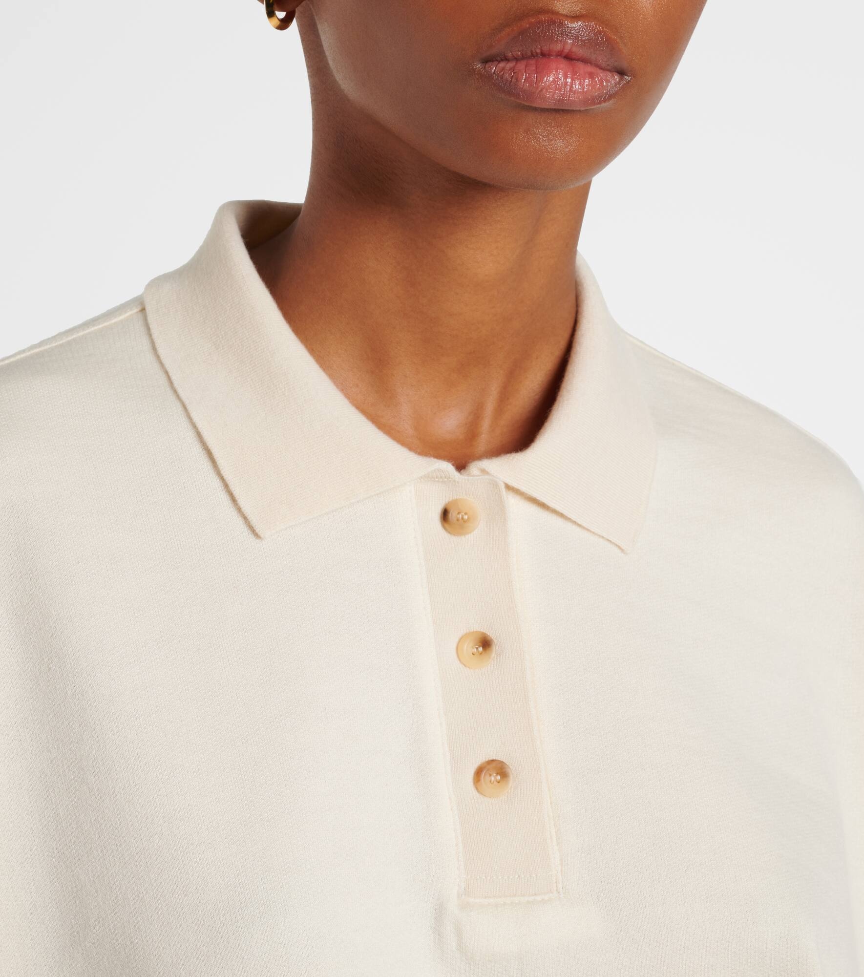 Cocooning cashmere polo sweater - 4