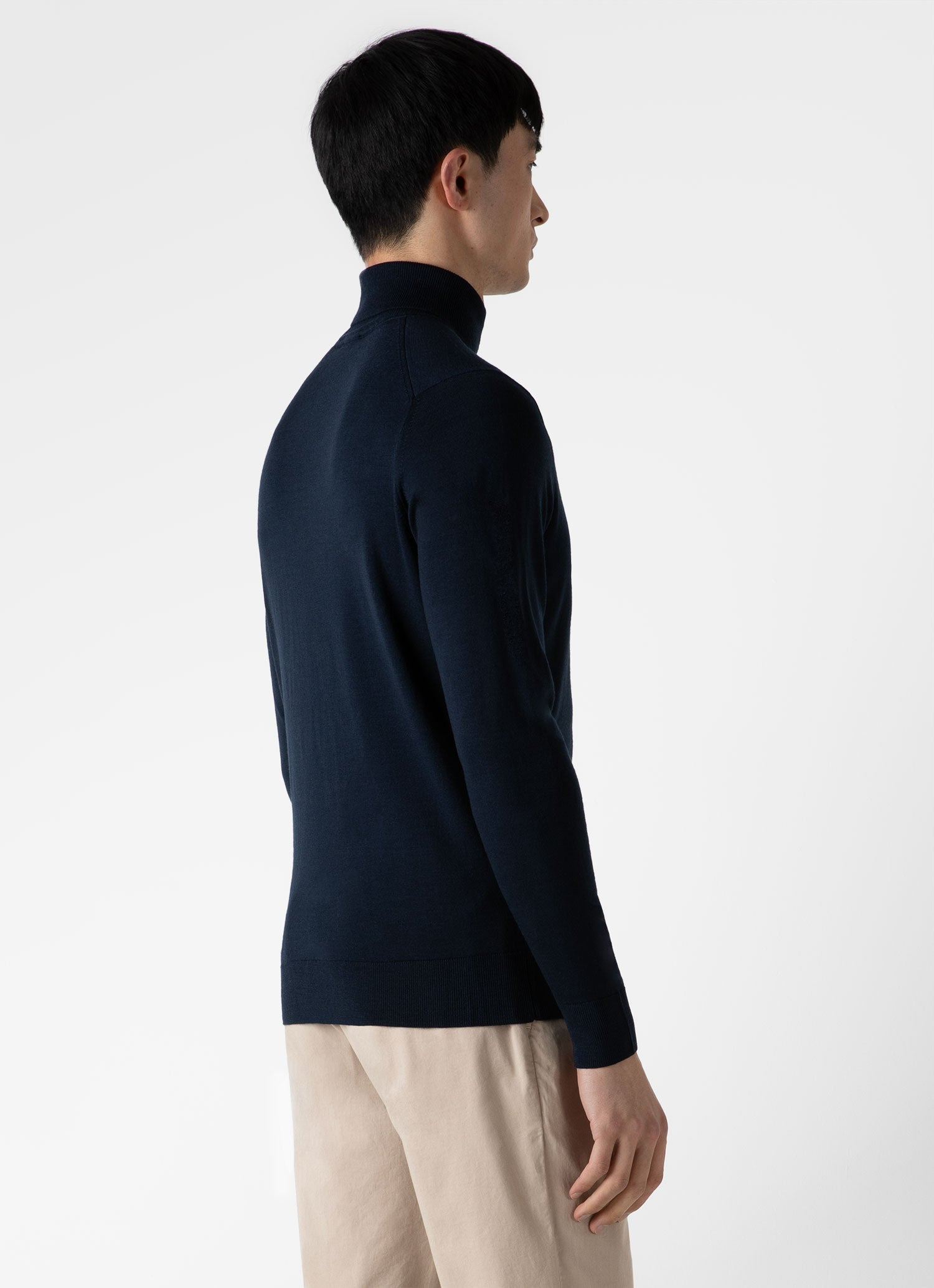 Fine Merino Wool Roll Neck - 5