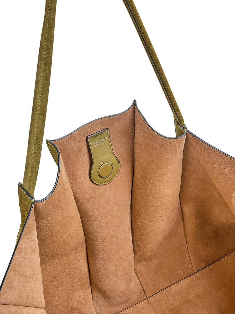 Women's Adria Leather Tote Bag - Olive 4