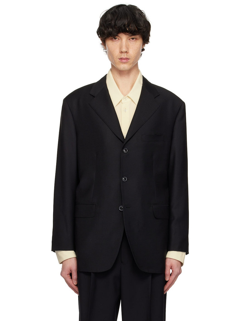 Black Mohair Blazer 1