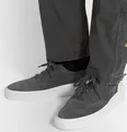 101 Leather-Trimmed Suede Sneakers - 37