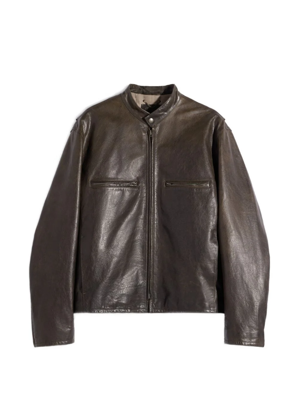 boxy biker jacket - 1
