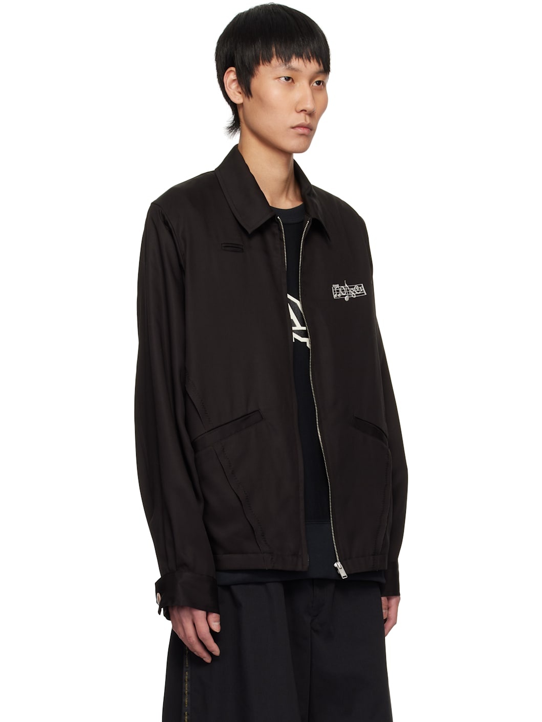 Black Twill Jacket - 2