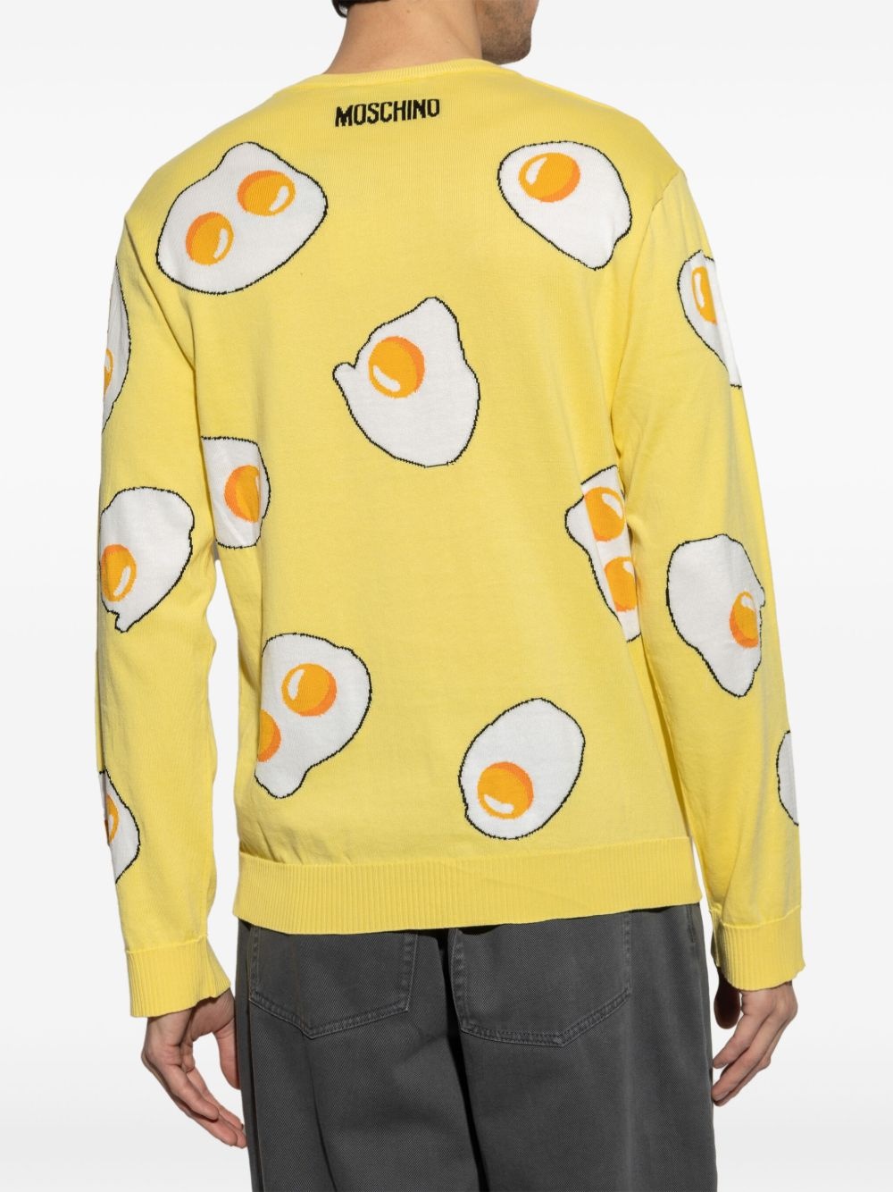 egg-motif sweater - 4