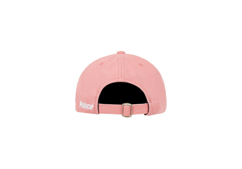 PALACE LOWERCASE WASHED DENIM 6-PANEL PINK outlook