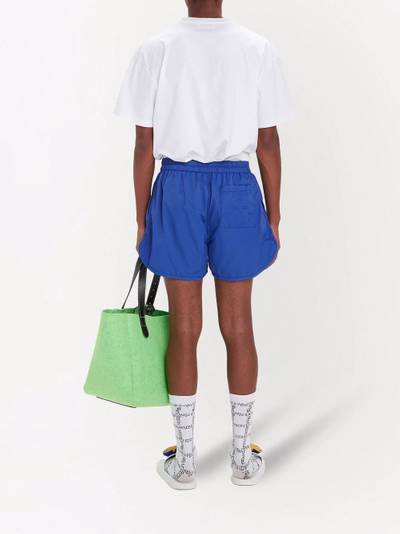 JW Anderson logo-print swim shorts outlook