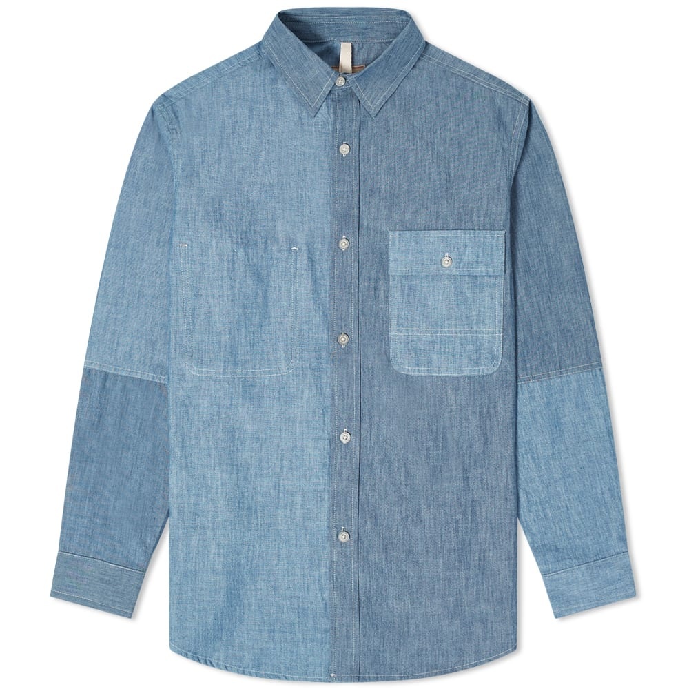 Nigel Cabourn Reverse Denim Shirt - 1