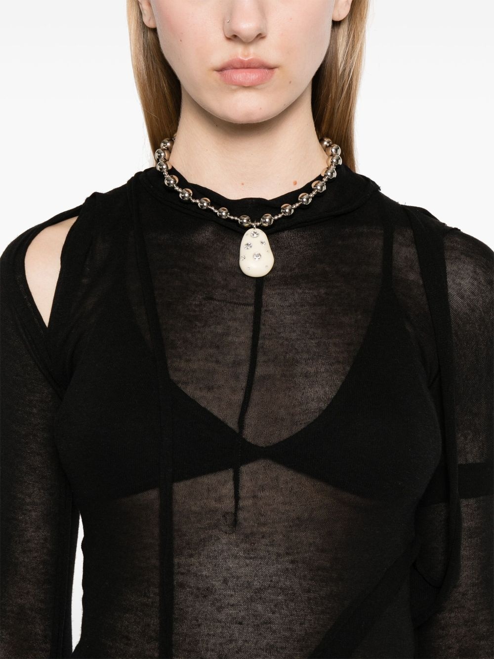 Deconstructed maxi dress - 5