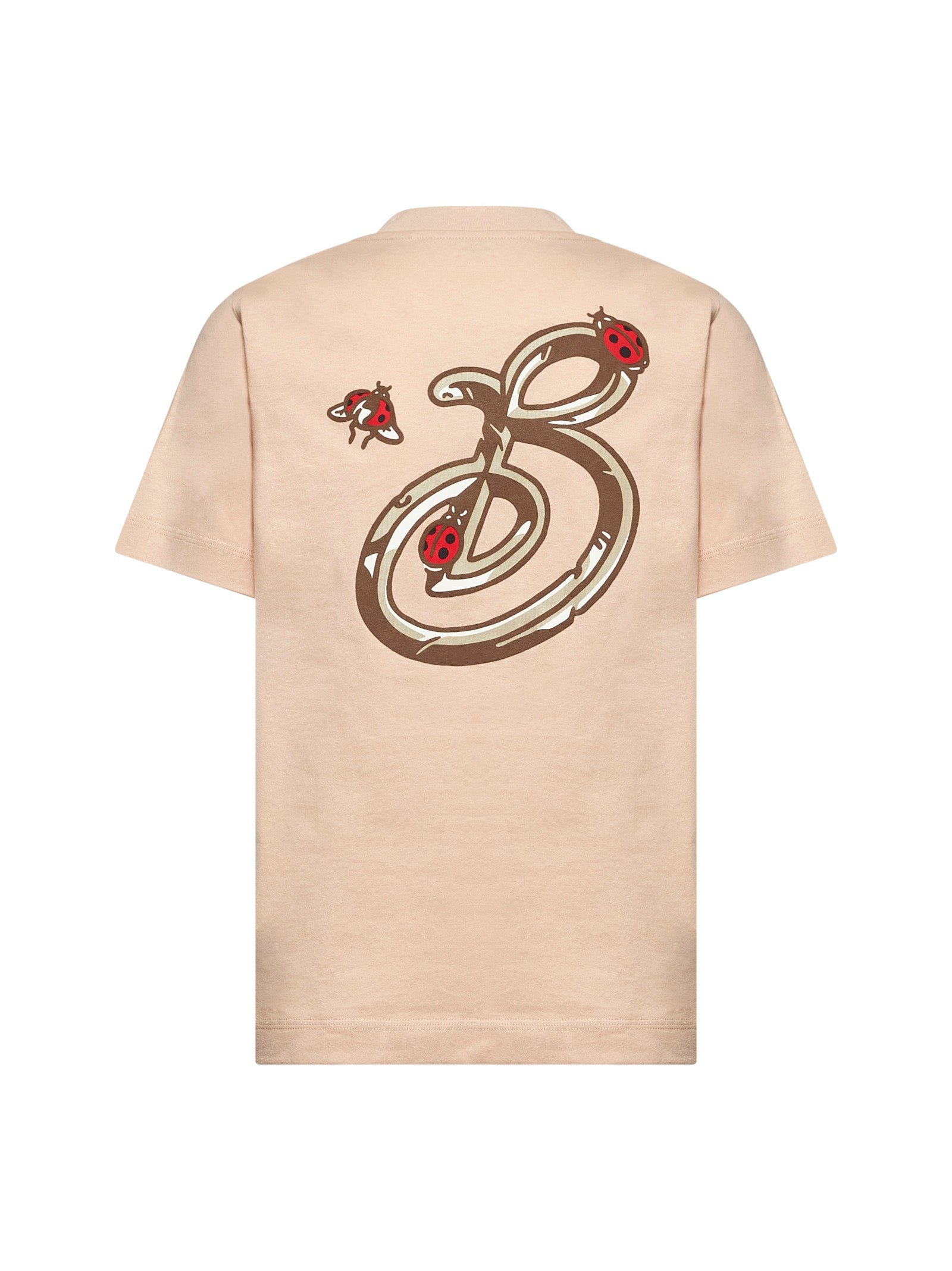 Nude ladybug print T-shirt - 2