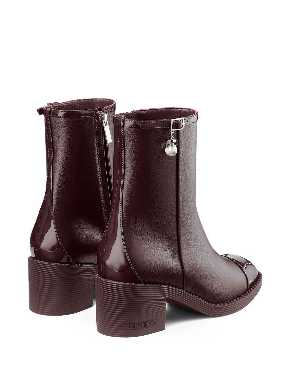 60mm Adry leather ankle boots - 3
