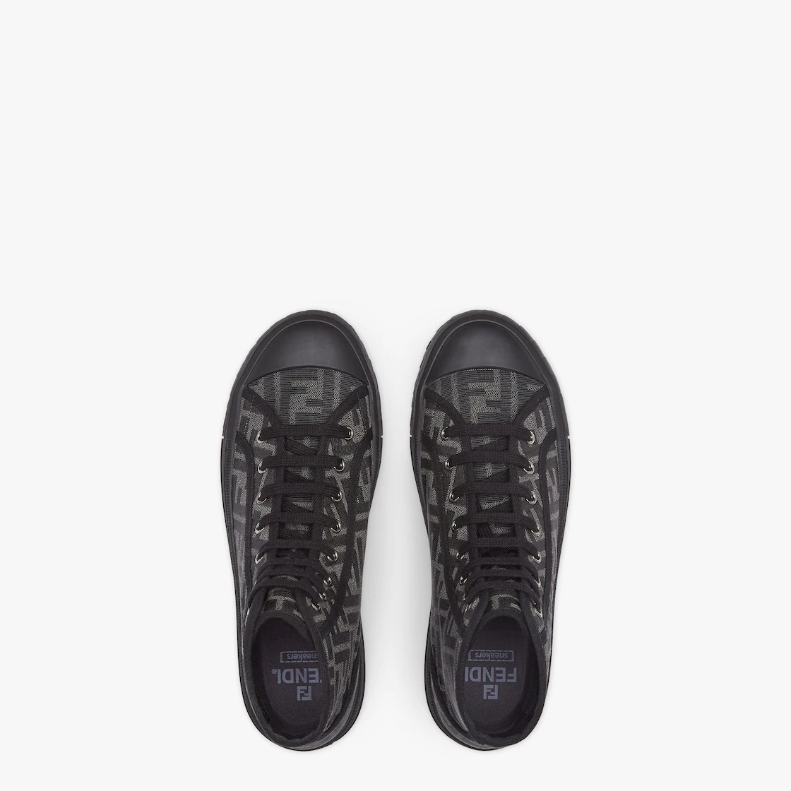 Black canvas high-tops - 4