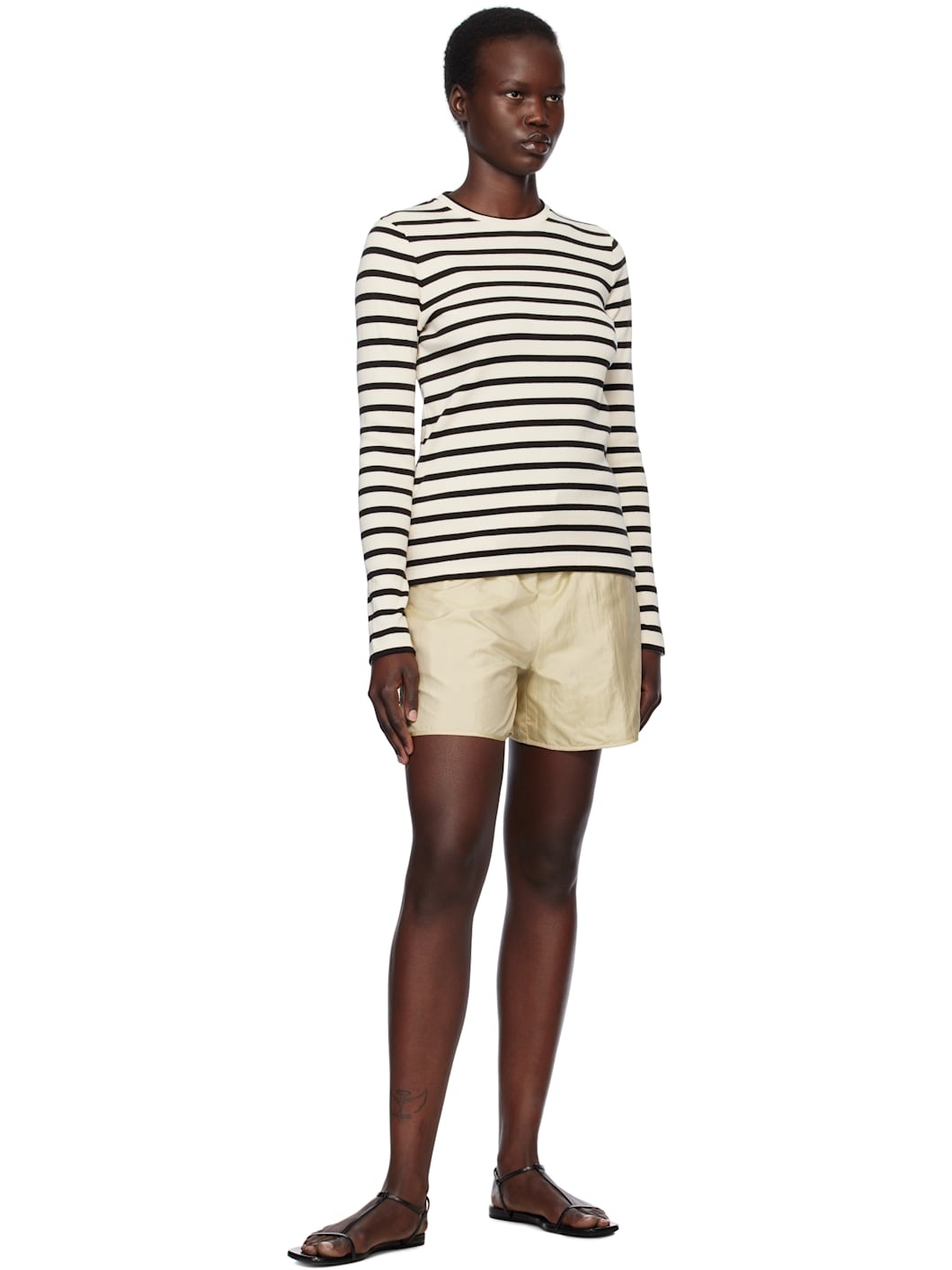Yellow Regular Fit Shorts - 5