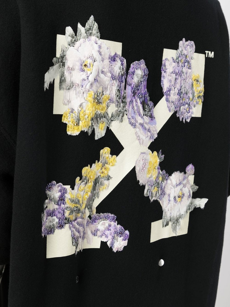 floral arrows T-shirt dress 5