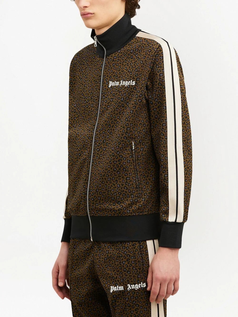 leopard-print track jacket - 5