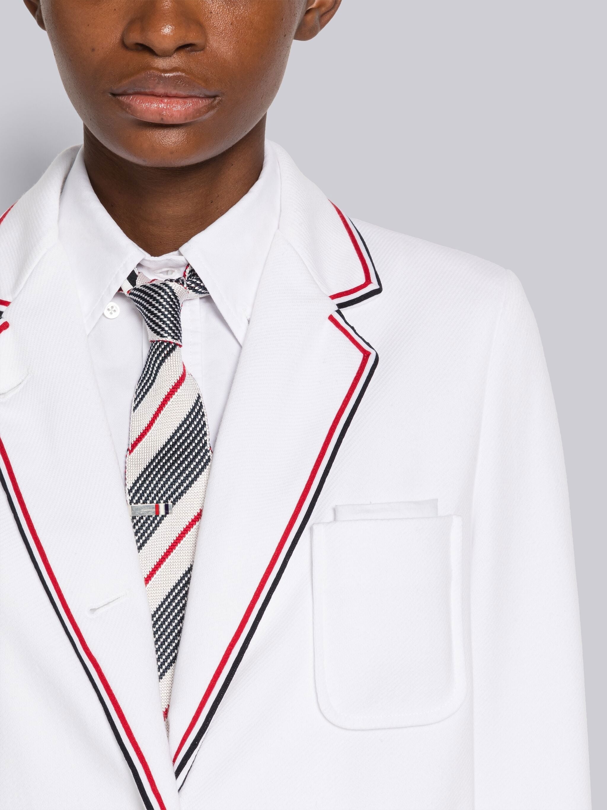 Tech Twill Grosgrain Framing Sack Jacket - 6