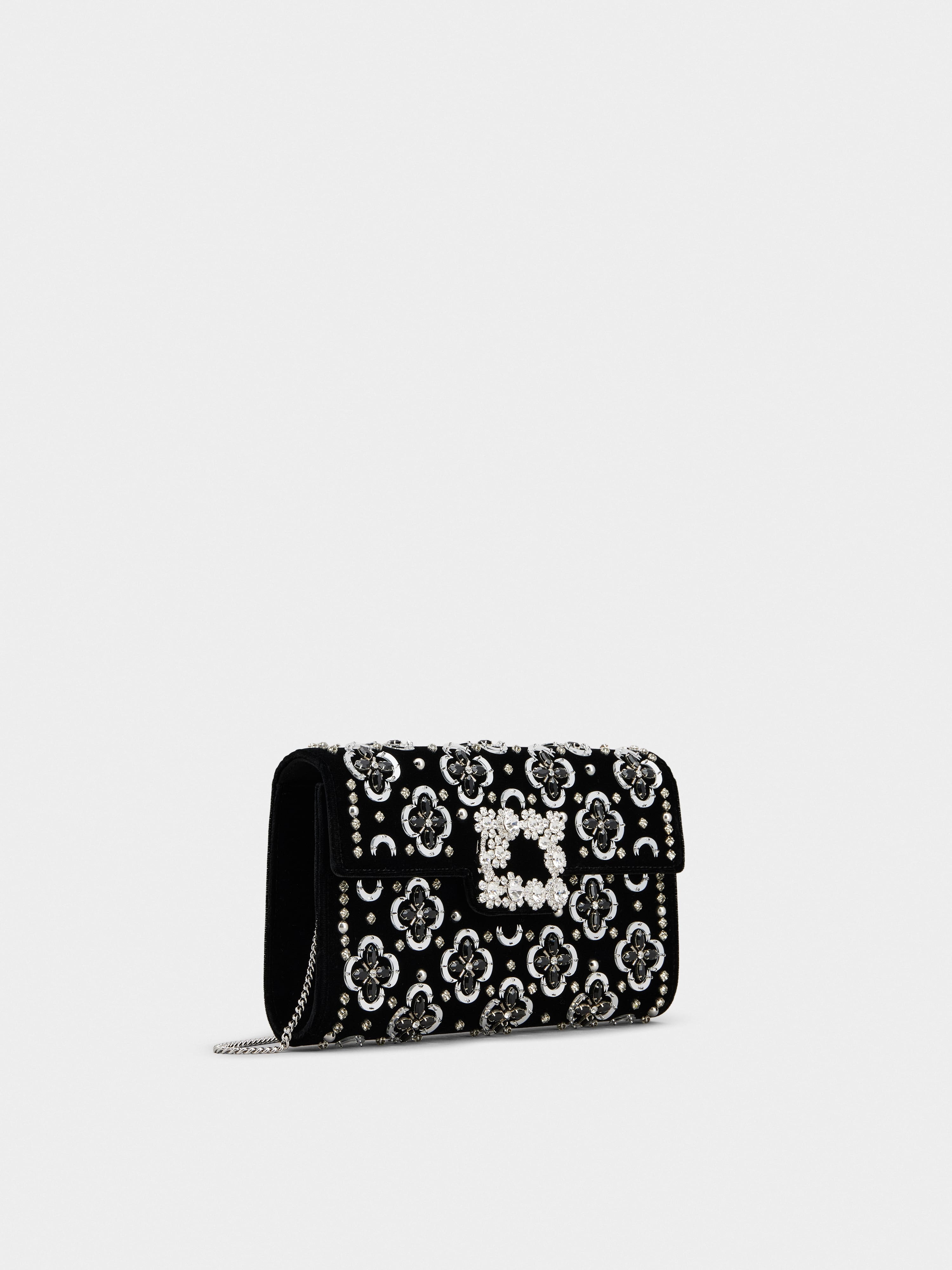 Efflorescence Clutch in velvet - 3