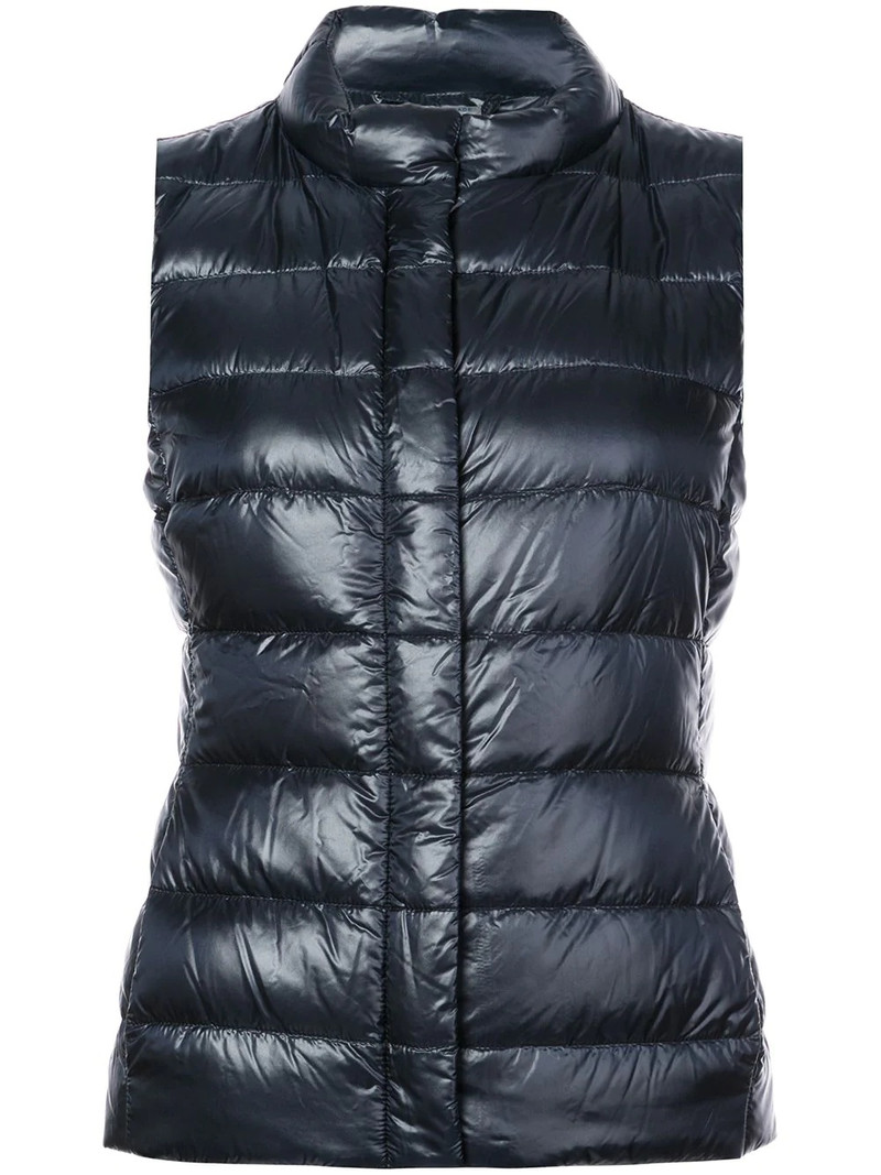 zip quilted gilet 1