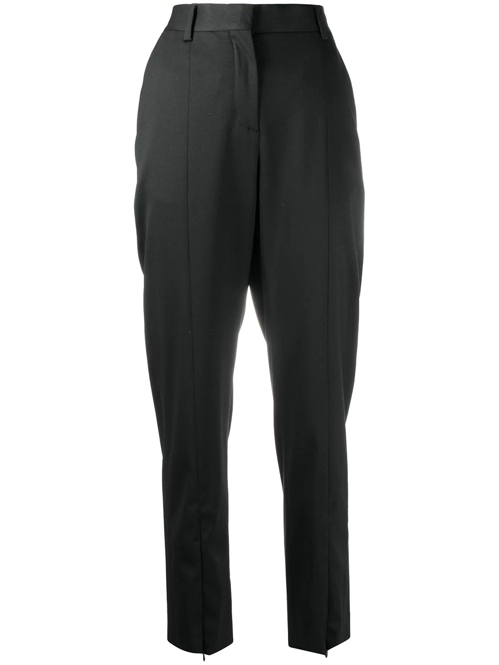 zip-cuff tailored trousers - 1