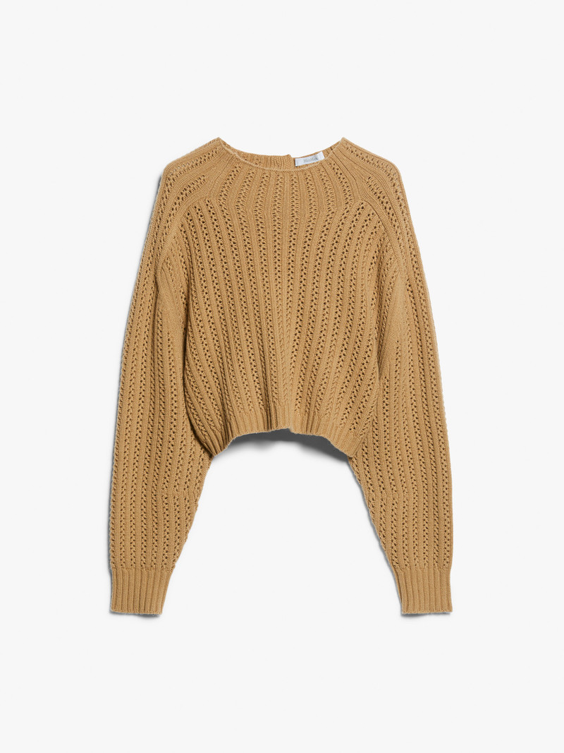 HODEIDA Wool and cashmere cropped jumper - 1