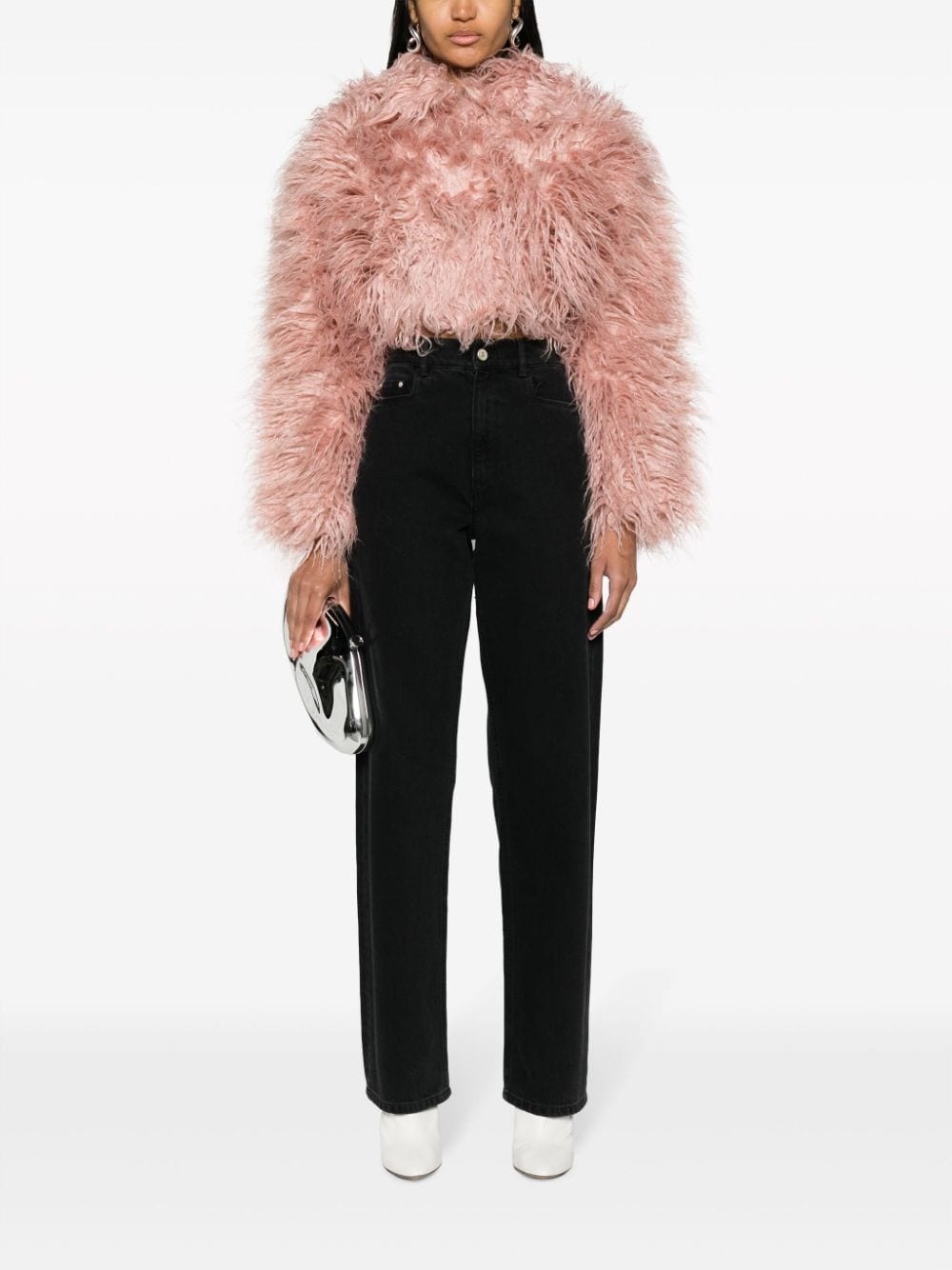 Adda shearling cropped jacket - 2