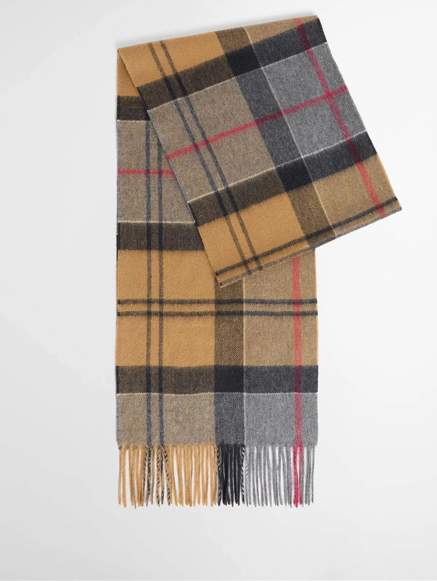 Cashmere Tartan Scarf - 1
