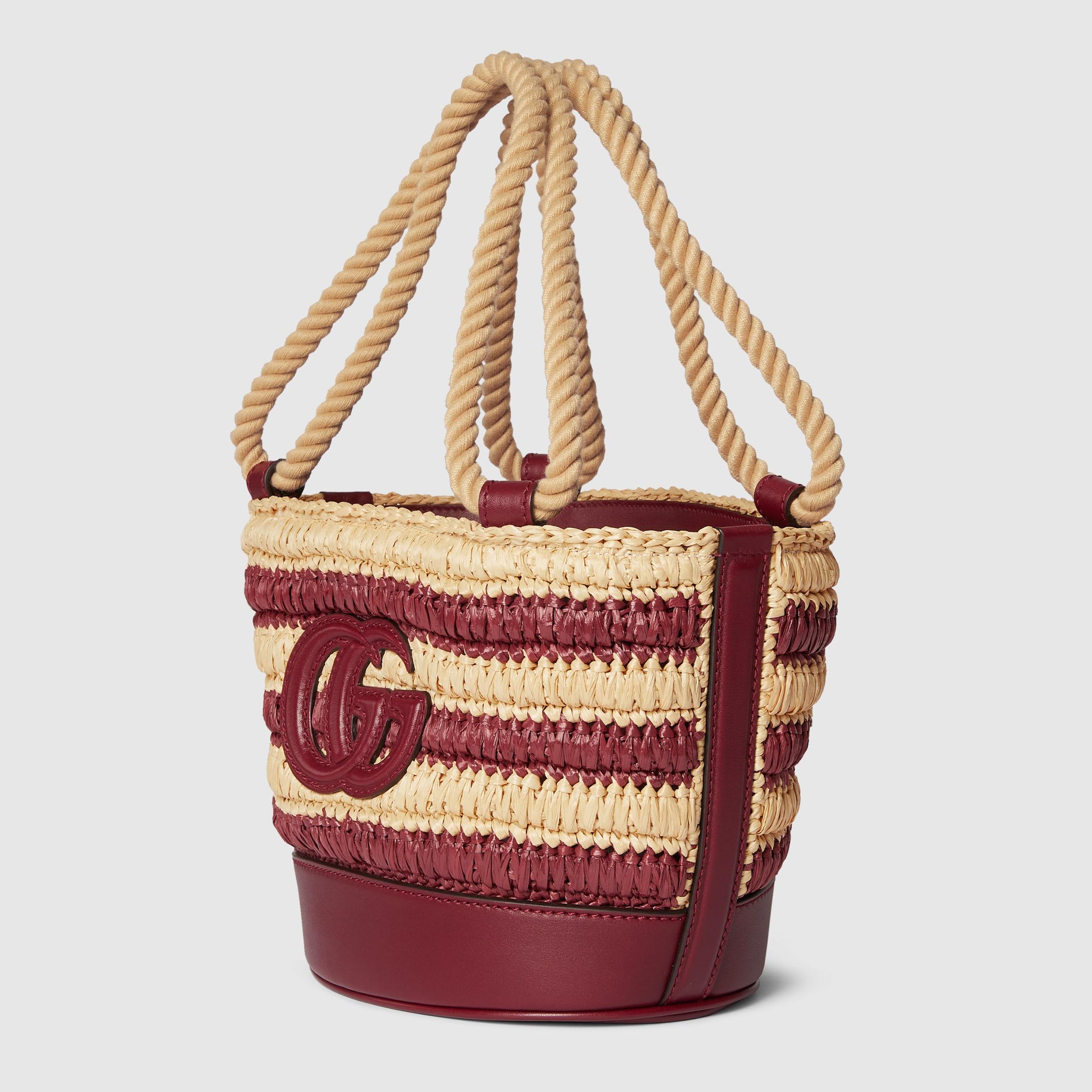 Woven mini bucket bag - 2