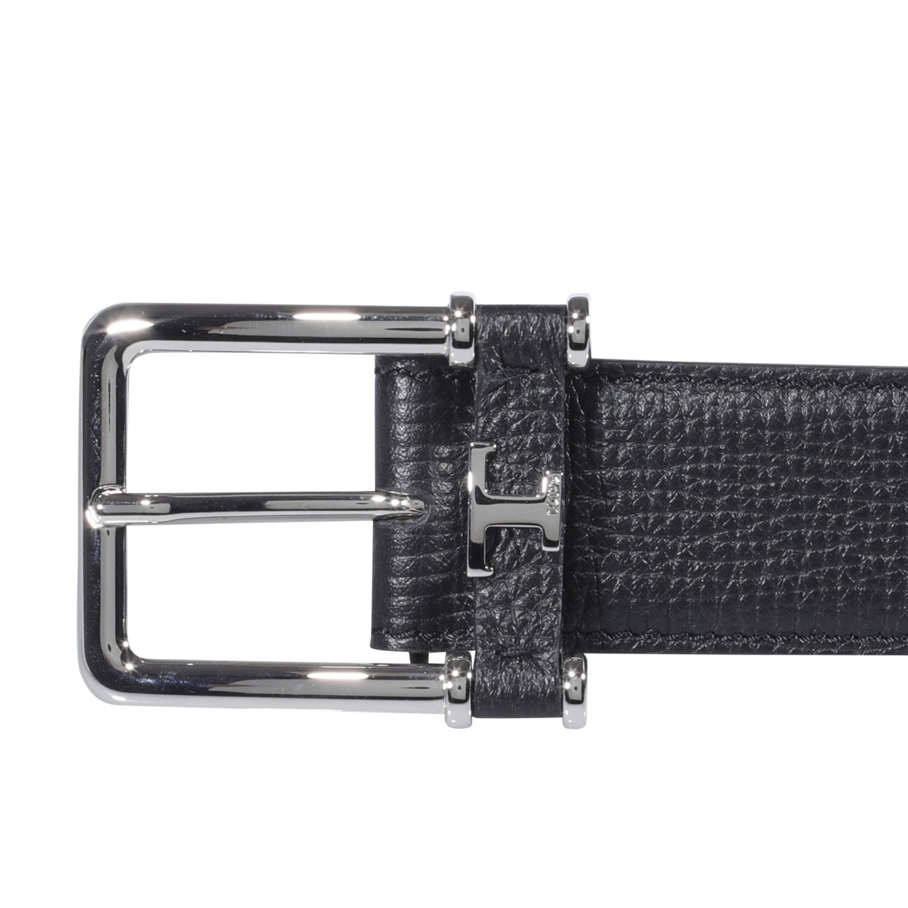 black leather belt - 2